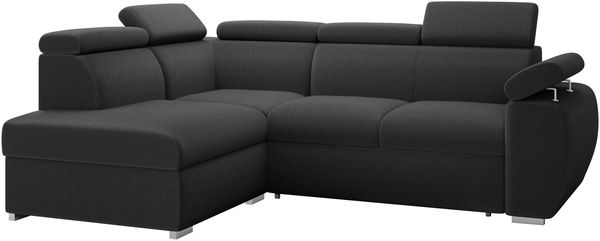Ecksofa Boston (Farbe: Kronos 34, Seite: Rechts LXp+R+2r)