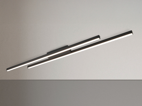 Trio Leuchten LED Deckenleuchte Odio 28W schwarz