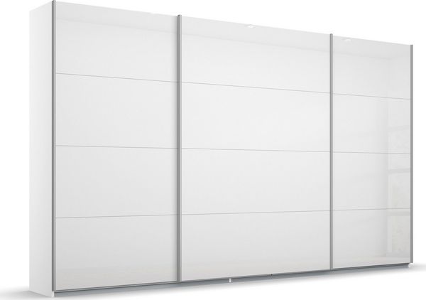 rauch Schwebetürenschrank Kleiderschrank Schrank Garderobe KOLUNA mit Hochglanz-Front (Breiten 203/271/315/360 cm Höhen 210/229 cm) Hochglanzfront, inkl. 2 Innenschubladen sowie extra Böden
