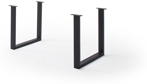 Tischgestell >CALABRIA< (2er-Set) in anthrazit - 73x74x8 (BxHxT)