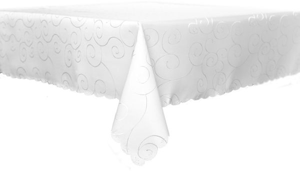 texpot Tischdecke Ranken Schnörkel glänzend bügelfrei fleckabweisend (1-tlg)
