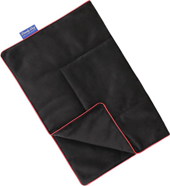Dandy Dog Hundedecke Magic Velvet Black Größe M