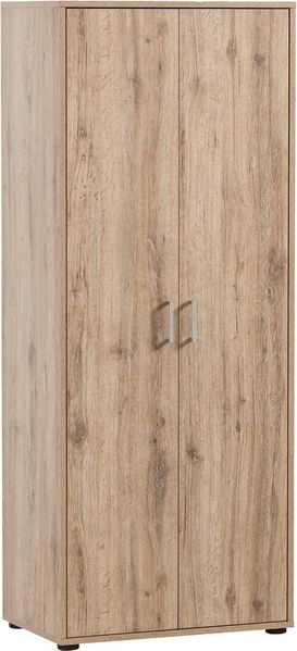 welltime Aktenschrank Baku Stauraumschrank, 65x163 cm, Türen mit Soft-Close-Funktion