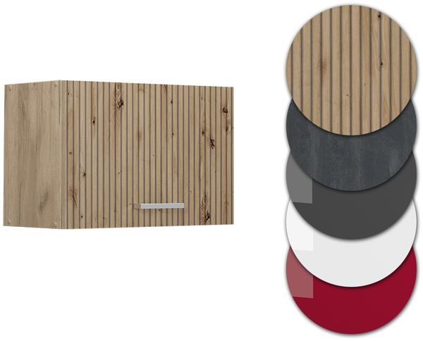 Hängeschrank R-Line Artisan-Eiche 60 cm Flach Vicco Bild 6