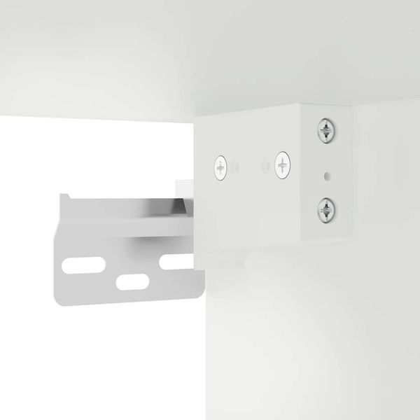 vidaXL Küchen-Hängeschrank mit Glastür Kalmar Hochglanz-Weiß Holzwerkstoff 853669 Bild 11