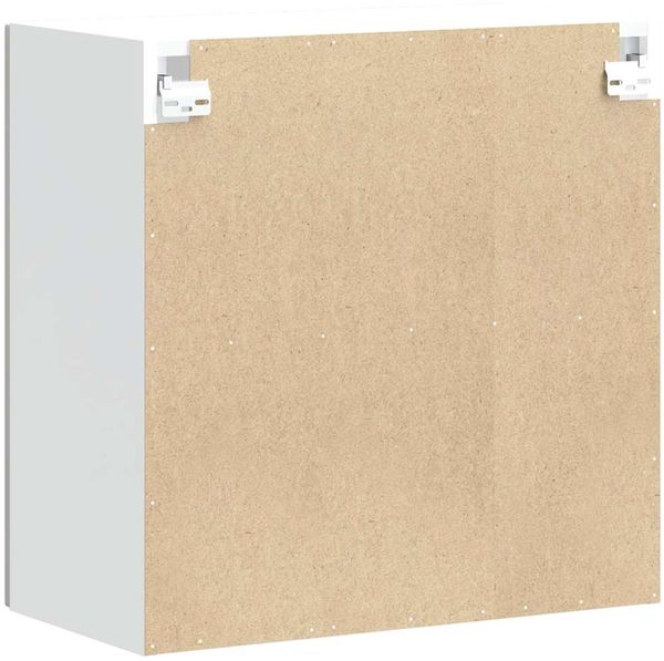 vidaXL Küchen-Hängeschrank mit Glastür Kalmar Hochglanz-Weiß Holzwerkstoff 853669 Bild 9
