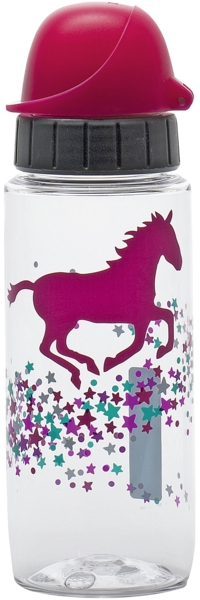 EMSA Trinkflasche Tritan Kids pink Horse 0,5l transparent