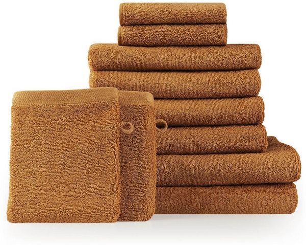 Blumtal Handtuch Set Blumtal 10 Teilig - Handtücher Set 100% Baumwolle, weich und saugstark, Frottee (10er Set), 2 Bade-, 4 Hand-, 2 Gästetücher + 2 Waschlappen Bild 2