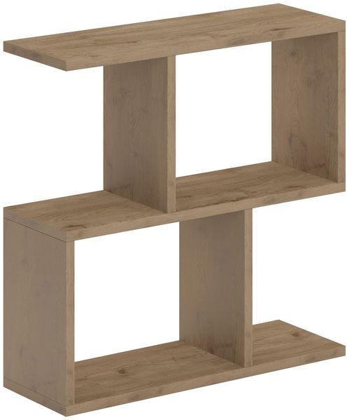 Modern Brown Coffee Table, 60 x 60 x 20 cm | 100% Melamine Coated Particle Board, 18 mm Thickness | Stylish & Functional Design for Any Living Space