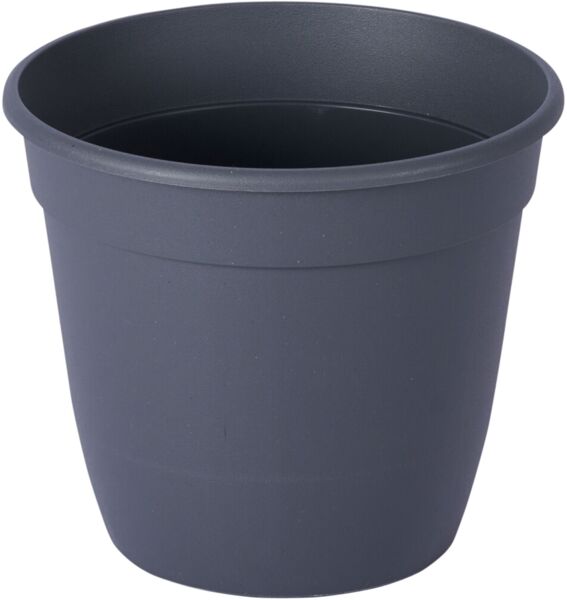 Pflanztopf 10 cm anthrazit rund – Kunststoff Blumentopf aus schlagfestem Polypropylen mit Bodenlöchern für Innen & Außen