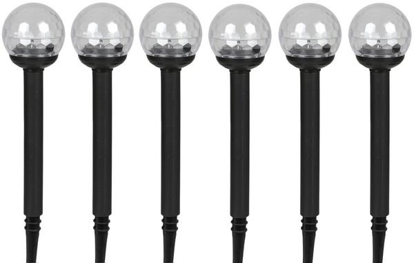 Solar-Gartenleuchte LED Farbwechsler 6er-Set Solarleuchte Gartenlampe Dekolampe