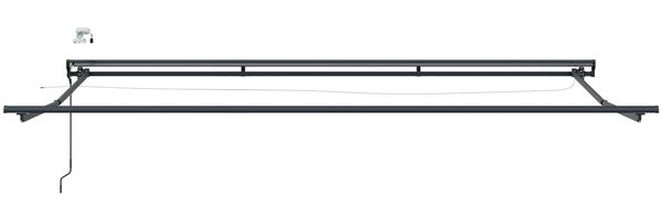 vidaXL Elektrische ausziehbare Markise Anthrazit 4,5 × 3 m 3421620 Bild 7