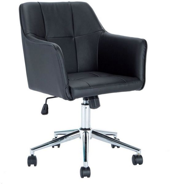 SVITA JAKE Bürostuhl Konferenzstuhl Drehstuhl Chefsessel Schreibtischstuhl Office Schwarz