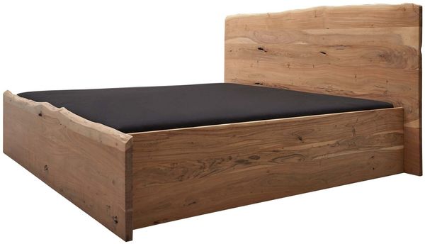 Bett Akazie 160x200x105 natur lackiert PURE ACACIA #302