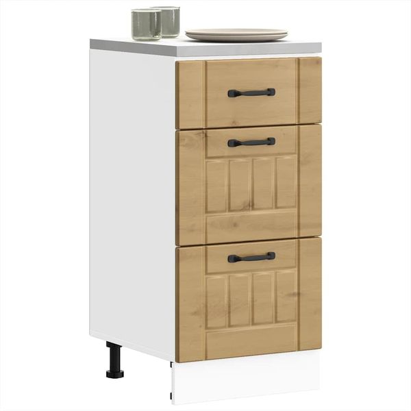 vidaXL Küchen-Unterschrank Lucca Artisan-Eiche Holzwerkstoff 854239