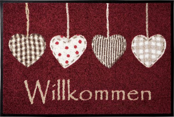 wash+dry by Kleen-Tex Fußmatte Fußmatte, eckig, Höhe: 7 mm, Motiv