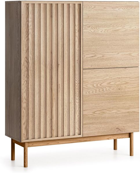 AX LIVING Schlafzimmer Kommode Santarco K3T – 106 cm, Eiche Cremona