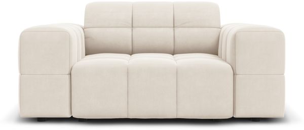 Micadoni Sessel Jennifer 1-Sitzer Samt Helles Beige