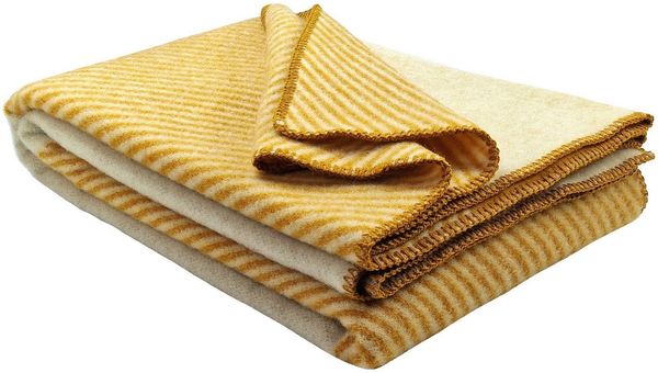 Wohndecke Wohndecke Wolldecke 100% Schurwolle 150 x 200 cm "Selva", STTS