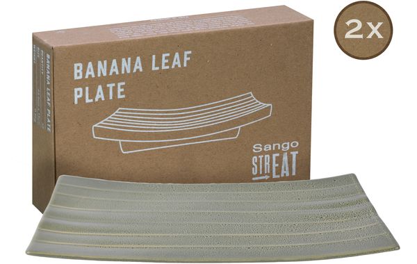 Streat Food Grün, Banana Leaf 2-tlg (mo)