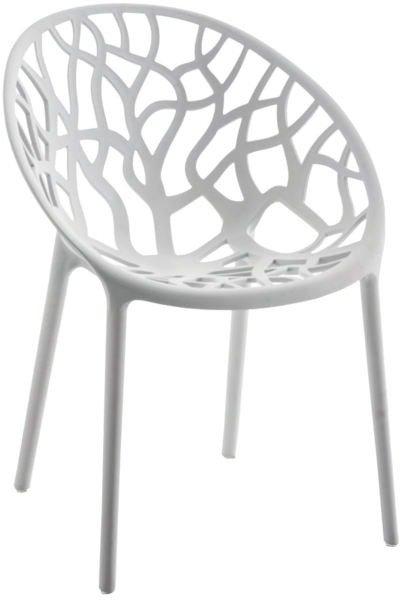 CLP Stapelstuhl Hope wetterbeständig und stapelbar,hellgrau