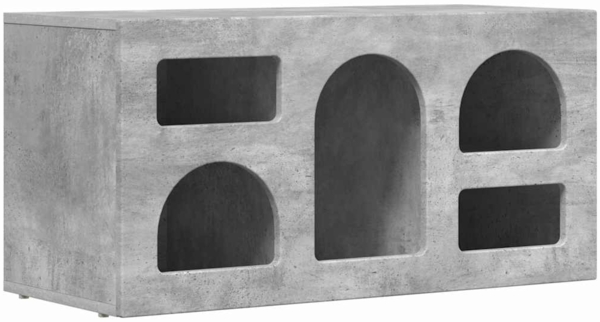 vidaXL TV-Schränk Beton Grau 80 x 35 x 40 cm Holzwerkstoff 891277