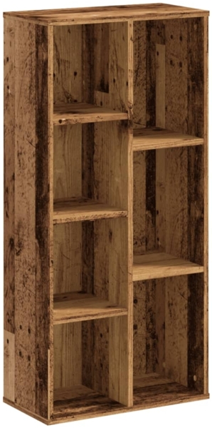 vidaXL Bücherregal Altholz-Optik 50x25x105 cm Holzwerkstoff 852796