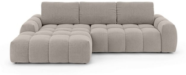 OTTO home Ecksofa AZITA klein optionale Schlafsofa mit Bettkasten, B/T/H: 270/166,5/84cm, L-Form mit Wellenunterfederung, Bubble-Optik Bild 4