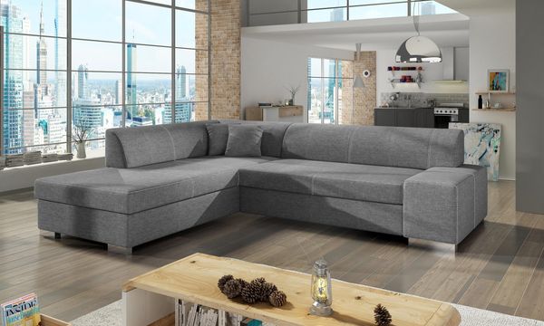 Wohnideebilder Porto Grau Ecksofas & Eckcouches P50