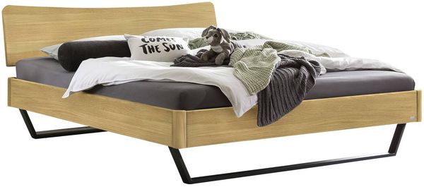 Hasena Lounge Tresali 140x210 Eiche bright, geölt - Fusshöhe 25 cm Massivholzbett