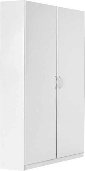 Eckschrank Bitburg Eckkleiderschrank 95x95cm Farbe: weiß