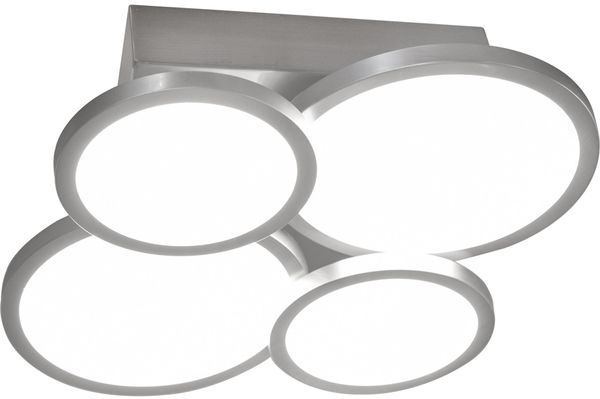 Nino Leuchten Deckenleuchte Wohnzimmer Deckenlampe 4 Flammig dimmbar 61400401
