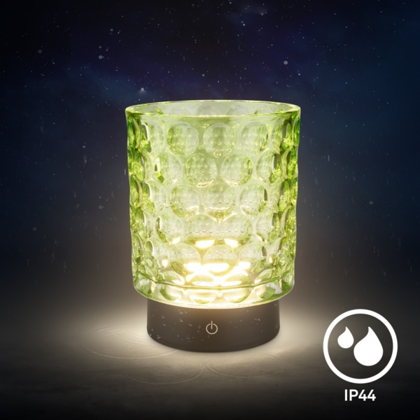 Briloner LED Akku-Tischleuchte Sunora grün 15 cm warmweiß dimmbar Bild 6