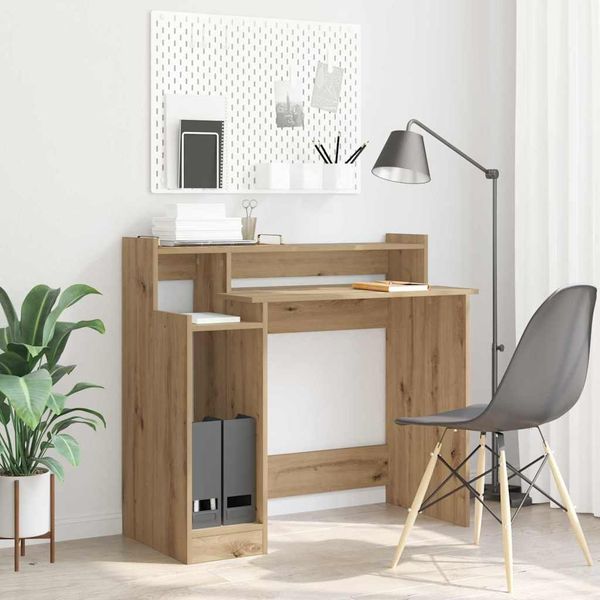 vidaXL Schreibtisch Artisan-Eiche 97 x 45 x 90 cm Holzwerkstoff 875241