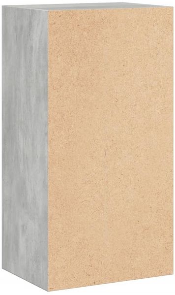 vidaXL Bücherregal 2 Fächer Betongrau 40x30x76,5 cm Holzwerkstoff 800931 Bild 5