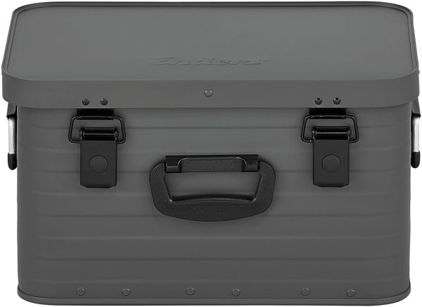 Enders® Alubox Toronto S Grey, 29 Liter, Aluminium Box 1 mm Wandstärke, spritzwasserdicht, stapelbar - Alukiste, Metallkiste, Metallbox mit Deckel - verwendbar als Transportbox, grau #3885