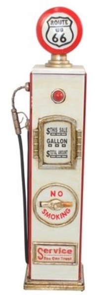 Standregal "US Zapfsäule", Route66, 5 Fächer, rot-beige Bild 4