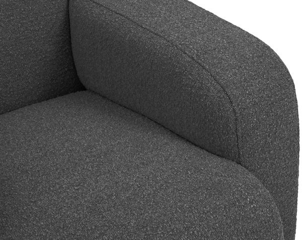 Micadoni Ecksofa Molino 4-Sitzer Links Boucle Dunkelgrau Bild 6