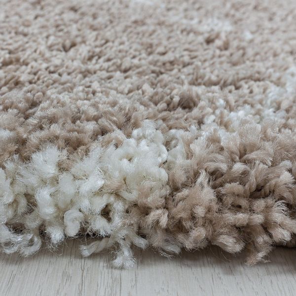 Villa Möbel Hochflor-Teppich Salaro, Rechteckig, Höhe: 30 mm, Runder Teppich Wohnzimmer Skandinavisches Design Shaggy flauschig