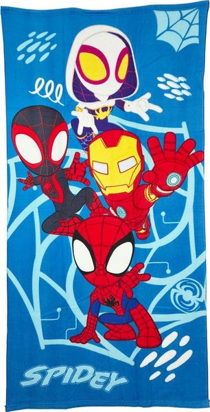 MARVEL Strandtuch Marvel Spidey Miles Ghost Spider Strandtuch Badetuch Handtuch, 70x140 cm