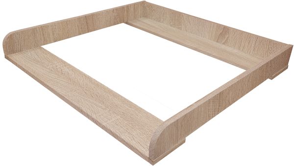 Shefa Kids Wickelaufsatz 800 für IKEA Kommoden (MALM, HEMNES, NORDLI), Eiche Dekor, 80x74cm