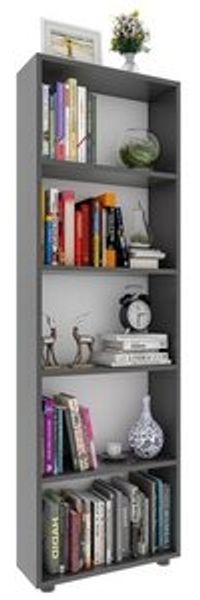 VCM Standregal Bulas 918413 Anthrazit H. 169 x B. 56 x T. 20 cm Bild 6