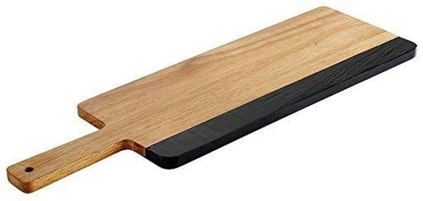 APS Buffet-Holzbretter Servierbrett -AKAZIE SCHIEFER- 868