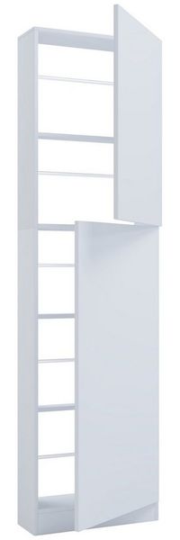 VCM Schuhschrank Fulisa 918978 Weiß H. 180 x B. 50 x T. 17 cm Bild 3