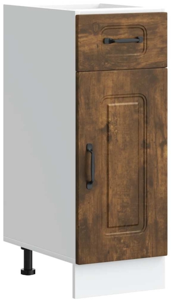 vidaXL Küchenunterschrank Kalmar Räuchereiche Holzwerkstoff 853462