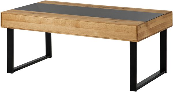 Couchtisch Wildeiche 120x65x45 natur geölt LINDAU #01