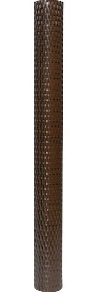 vidaXL Balkon-Sichtschutz Braun und Schwarz 500x90 cm Poly Rattan 156257 Bild 4