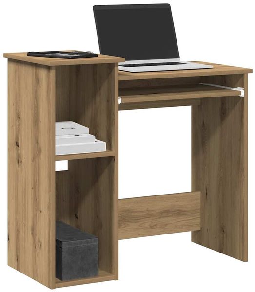 Schreibtisch, Bürotisch, Computertisch mit Regal Artisan-Eiche 84 x 40 x 78 cm Holzwerkstoff