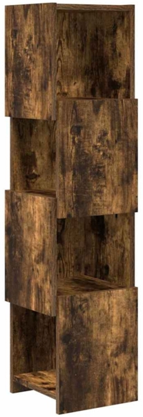 vidaXL Eckschrank Weiß 25,5 x 25 x 102 cm Holzwerkstoff 889809