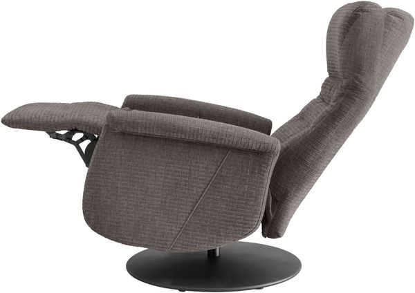 Relaxsessel >Lavina< 3-stufig verstellbar, Herzwaage, in grau-braun - 72x118x85 (BxHxT) Bild 3